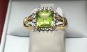 Peridot &Citrine Rings