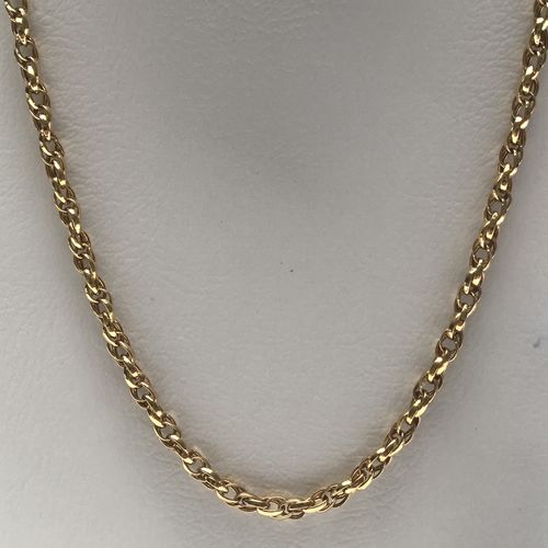 9 CARAT YELLOW GOLD DOUBLE BELCHA CHAIN AG01102Y in Necklaces ...