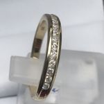 12 DIAMOND BAND 9 CARAT YELLOW GOLD RING DGR2853