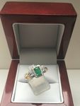 18 CARAT NATURAL EMERALD RING AWGJR1857EY