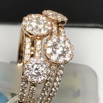 18 CARAT ROSE GOLD DIAMOND RING 124 CARATS RTR16055