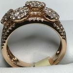 18 CARAT ROSE GOLD DIAMOND RING 124 CARATS RTR16055