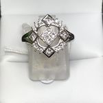 18 CARAT WHITE GOLD 50POINTS DIAMOND RING K019178W