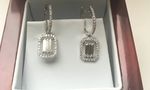18 CARAT WHITE GOLD AND DIAMOND EARRING WITH 67POINTS NJERL1600164
