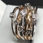 18 CARAT WHITE GOLD and ROSE GOLD 48 POINTS RTJO473