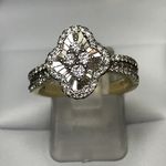 18 CARAT YELLOW GOLD DIAMOND 110PTS RING RT05908