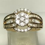 18 CARAT YELLOW GOLD DIAMOND RING 90 POINTS KRO24813