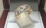 9 CARAT DIAMOND YELLOWWHITE GOLD RING DGDR2679