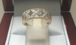 9 CARAT DIAMOND YELLOWWHITE GOLD RING DGDR2679