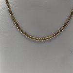 9 CARAT GOLD SOLID BIRDS EYE FIGERO CHAIN AG10121