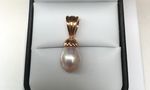 9 CARAT ROSE GOLD AND PEARL PENDANT DDP276 AR 