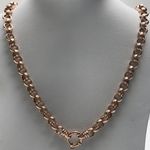 9 CARAT SOLID ROSE GOLD BELCHER CHAIN GD/10/63/8