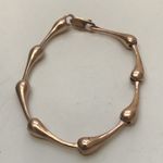 9 CARAT SOLID ROSE GOLD TEARDROP LINK BRACELET GD/07/15/07