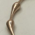 9 CARAT SOLID ROSE GOLD TEARDROP LINK BRACELET GD071507