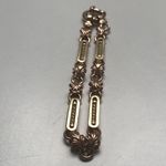 9 CARAT SOLID TWO TONE YELLOWROSE GOLD BRACELET GD07171