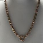 9 CARAT SOLID TWO TONE YELLOWROSE GOLD CHAIN GDF5B01395