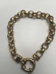 9 CARAT SOLID YELLOW GOLD BELCHER BRACELET GD/02/23/3