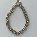 9 CARAT SOLID YELLOW GOLD BELCHER BRACELET GD/10/18/3