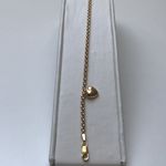 9 CARAT SOLID YELLOW GOLD BELCHER LINK ANKLET AG07028