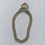 9 CARAT SOLID YELLOW GOLD CURB CHAIN BRACELET GD/10/19/1