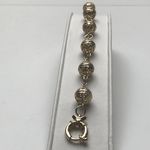 9 CARAT SOLID YELLOW GOLD FILIGREE BALL BRACELET KO/04/22/7