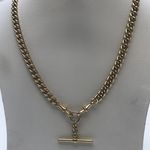 9 CARAT SOLID YELLOW GOLD FOB CHAIN GD10/63/1F