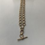 9 CARAT SOLID YELLOW GOLD FOB CHAIN KOK10521