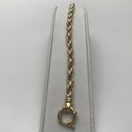 9 CARAT SOLID YELLOW GOLD ROPE CHAIN BRACELET GD01269 