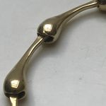 9 CARAT SOLID YELLOW GOLD TEARDROP LINK BRACELET GD04153