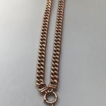 9 CARAT TUBULAR ROSE GOLD CURB CHAIN GD08765