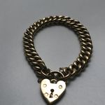 9 CARAT TUBULAR YELLOW GOLD CURB LINK BRACELET GD/10/26/6