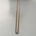 9 CARAT YELLOE GOLD TUBULAR ROPE CHAIN AG0188Y