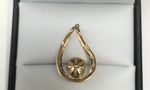 9 CARAT YELLOW GOLD DIAMOND AND PEARL DGDP 2941