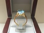 9 CARAT YELLOW GOLD TOPAZ DDR690