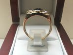 9 CARAT YELLOW GOLD  SAPPHIRE MENS RING DDDR2955 