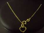 Anklet 5 chain Heart G-D 04/1/9