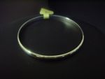 Baby Bangle Solid 9 Cart White Gold 07/5/4