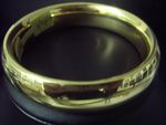 Bangle Tubular 9 Carat Gold G-D 10/52/1