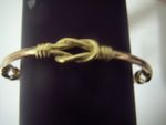 Bangle Twist knott Yellow Rose Outer 02241