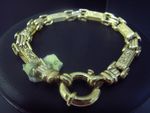 Bracelet Bolt buckle  9 Carat yellow gold G-D 02/19/5