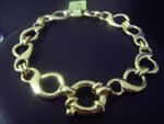 Bracelet Figure 8 Wide Smooth G-D 10/15/3