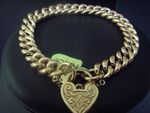 Bracelet Tubular Flat Link Keltic Locket 2264