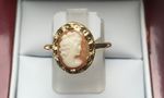 CAMEO RING 9 CARAT GOLD FANCY CAMEO 1