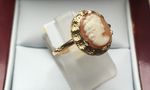 CAMEO RING 9 CARAT GOLD FANCY CAMEO 1