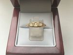 DIAMOND RING 9 CARAT YELLOW GOLD  DDDJ1266