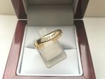 DIAMOND WEDDING BAND RING 9 CARAT YELLOW  DDR787 