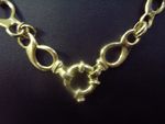 Figure 8 Link Neckchain 9 Carat Yellow Gold Bolt  G D 02354