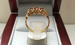 GARNET 9 CARAT YELLOW GOLD RING DDR257