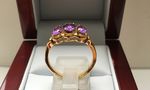 NATURAL AMETHYST RING 9 CARAT DDR765