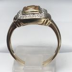 NATURAL CITRINE 9 CARAT WHITE AND YELLOW GOLD DGR1631